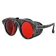 Steampunk Silver/Red Forgeman Glasses